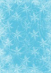 Snow Flurry A4 Backing Paper - Bright Shade