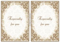 Vintage Fashion Beauty A5 Insert Panels