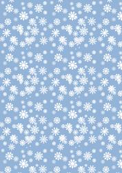 Christmas Snowman Snowflake Backing Paper
