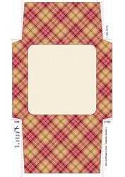 Vintage Pretty Pink & Cream Roses 5x5 Envelope
