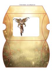 Ethereal Fairy ' Sunset ' Pillow Box