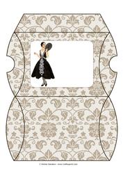 Vintage Fashion Beauty Pillow Box