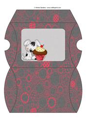 Puppy & Cupcake Pillow Box