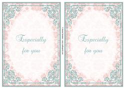 Vintage Fashion Beauty A5 Insert Panels