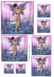 Ethereal Fairy ' Dawn ' Topper Sheet