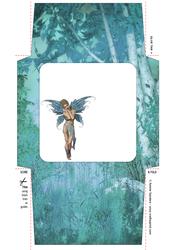 Ethereal Fairy ' Dusk ' 5x5 Envelope