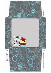Puppy & Cupcake 5x5 Envelope