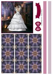 Beautiful Blushing Bride Topper & Teabag Tiles