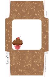 Delightful Cupcake 5x5 Envelope