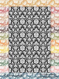 Earthy Shades Fancy Lace A4 Backing Papers
