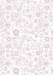 Floral Swirls A4 Backing Paper