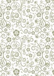 Floral Swirls A4 Backing Paper