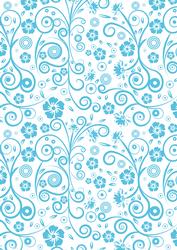 Floral Swirls A4 Backing Paper