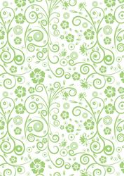Floral Swirls A4 Backing Paper