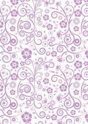 Floral Swirls A4 Backing Paper