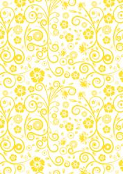 Floral Swirls A4 Backing Paper