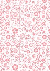 Floral Swirls A4 Backing Paper