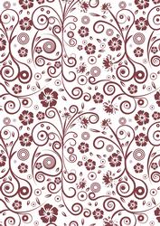 Floral Swirls A4 Backing Paper
