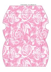 Vintage Rose Pillow Box - Bright Shade