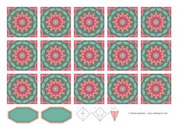 Pretty Teabag Tiles & Sentiment Blanks