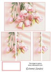 Gorgeous Pink Flowers Side Stacker