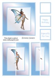 Pretty Blue Fairy Side Stacker