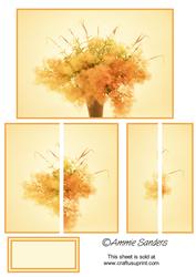 Delicate Whispy Floral Display Side Stacker