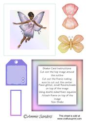 Rainbow Fairy Shaker Card Kit