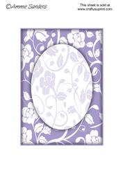 Subtle Shade Floral Fantasy A5 Card Front