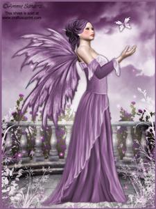 Stunning Purple Fairy A4 Kit Pyramid/tunnel