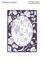 Rich Shade Floral Fantasy A5 Card Front