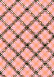 Plaid - Matching Pretty Rose Watercolour Pyramid Topper