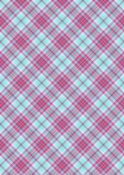 Plaid - Matching Pretty Rose Watercolour Pyramid Topper