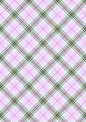 Plaid - Matching Pretty Rose Watercolour Pyramid Topper