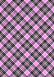 Plaid - Matching Pretty Rose Watercolour Pyramid Topper