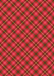 Plaid - Matching Pretty Rose Watercolour Pyramid Topper