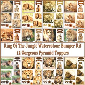 King of the Jungle Watercolour Bumper Kit