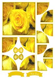 Beautiful Rose Watercolour Corner Stacker