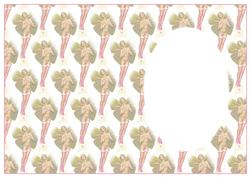 Beautiful Pink & Green Fairy Insert