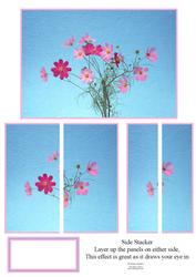 Pretty Pink Flowers Side Stacker