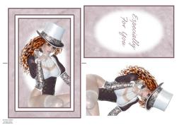 Beautiful Lady Spinner Card