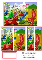 A Day at the Park Side Stacker, Ideal for Kids