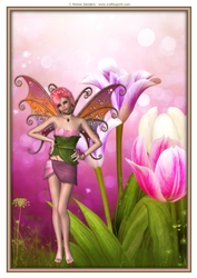 Blossom Fairy A4 Topper
