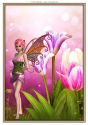 Blossom Fairy A4 Topper