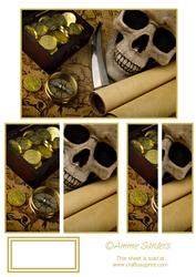 Pirate Themed Side Stacker, Ideal for the Men