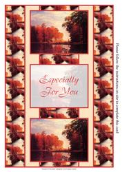 Morning Sunrise 3 Panel Fold Back