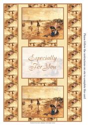 Day at the Seaside 3 Panel Fold Back