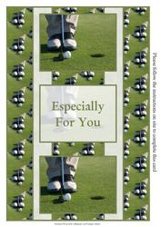 Golfing 3 Panel Fold Back