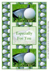 Golfing 3 Panel Fold Back