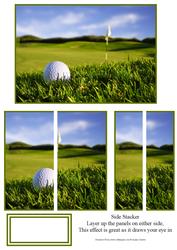Golf Themed Side Stacker